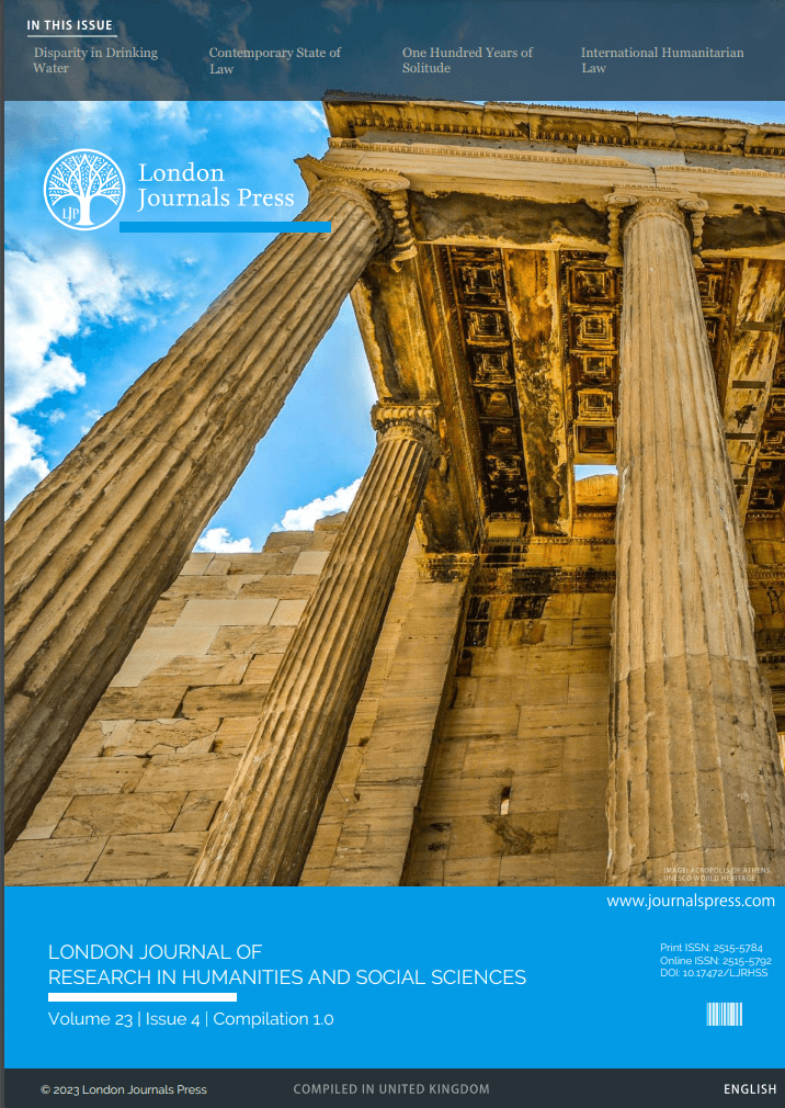 LJRHSS Volume 23 Issue 4